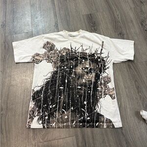 Prestige Graphic Print White T-Shirt